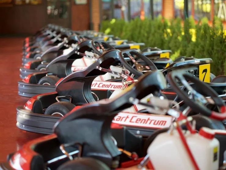 Go-karts at Kart Centrum Prague