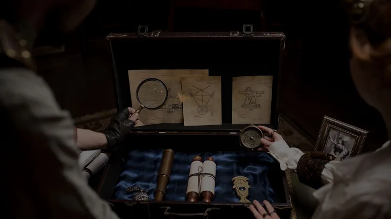 Interior of the Mind Maze escape room in Prague